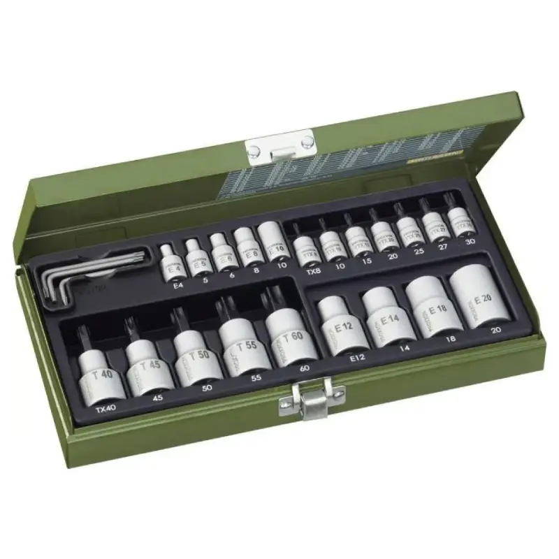 24-delna garnitura TX nasadnih ključeva - Proxxon