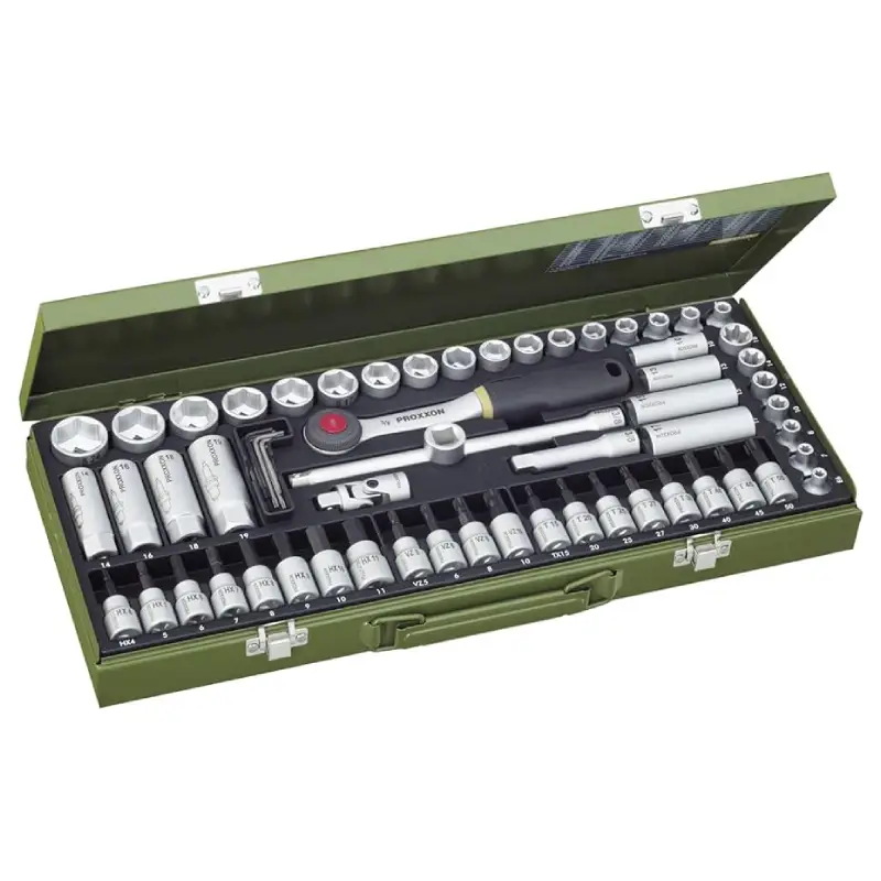 65-delna garnitura nasadnih ključeva sa čegrtaljkom 3/8" - Proxxon