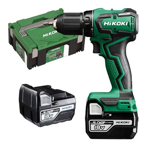 Akumulatorska bušilica - odvrtač DS18DD-WPZ; 18V 2x5,0Ah - Hikoki