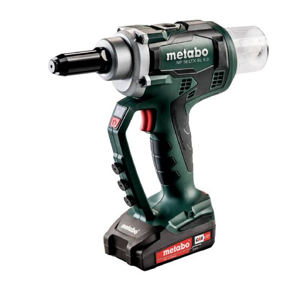 Akumulatorski pištolj za pop nitne NP 18 LTX BL 5.0 - Metabo