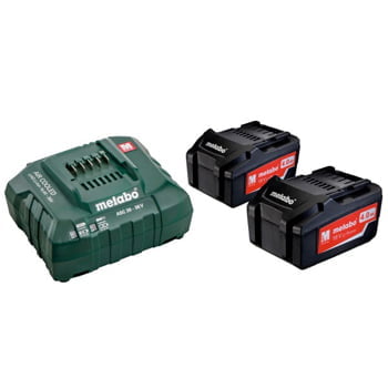 Baterijski komplet 18V Basic Set 2x4.0Ah Li-Power + punjač ASC 55 - Metabo